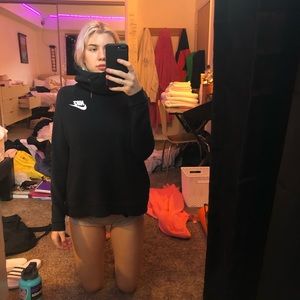 black nike hoodie